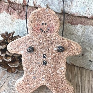 Specially Priced Classic Gingerbread Man Salt Dough Christmas Ornament image 4