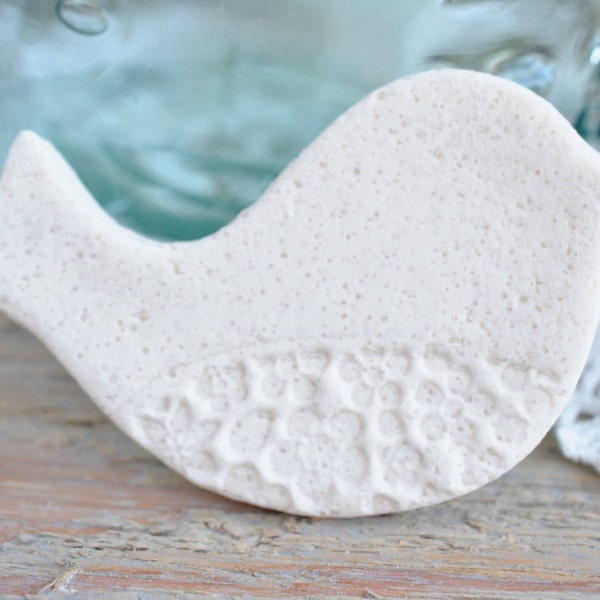 Mini Doves DIY Wholesale Salt Dough Imprinted Ornaments Set of 10