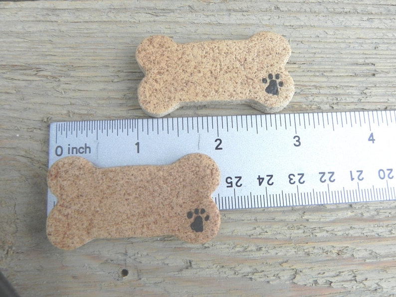 18 pcs Mini 2 Dog Bone Salt Dough Ornaments Non Edible Dog Bones image 4