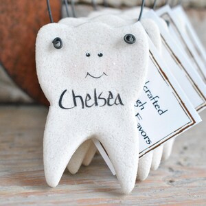 Adornos dentales para consultorio de dentista, masa de sal, decoración personalizada para higienista dental, regalo