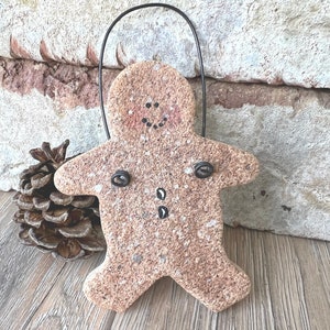 Specially Priced Classic Gingerbread Man Salt Dough Christmas Ornament image 3
