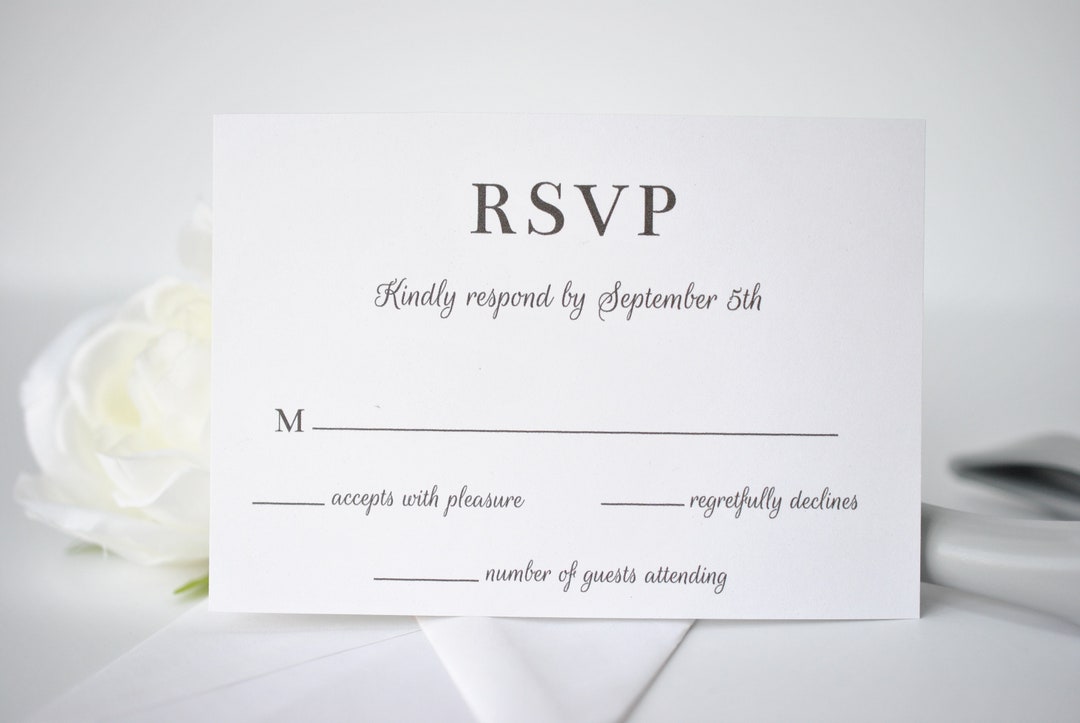 Image 1 for Free Wedding Rsvp Postcard Template