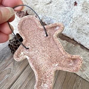 Specially Priced Classic Gingerbread Man Salt Dough Christmas Ornament image 6