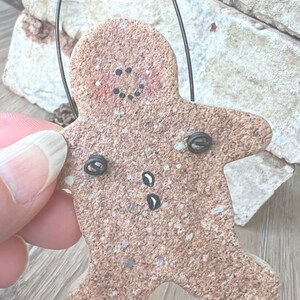 Specially Priced Classic Gingerbread Man Salt Dough Christmas Ornament image 2