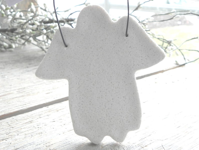 Neighbor Gift Salt Dough Angel Ornament image 5