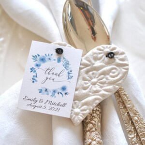 Wedding Thank You Favor Tags Made for You Personalized Hang Tags A114