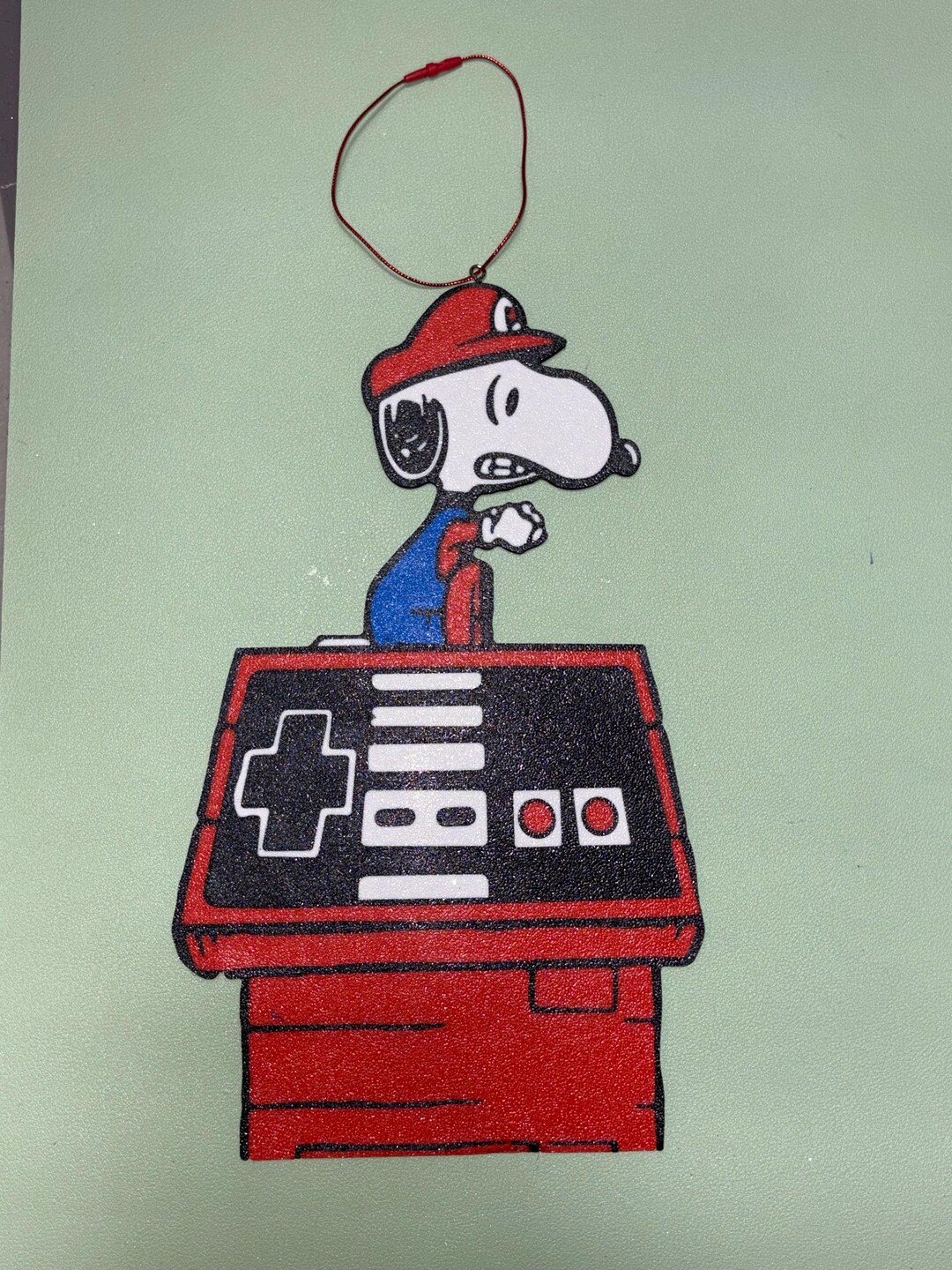 Level up Mario X Snoopy Collab Wall Hanging - Etsy