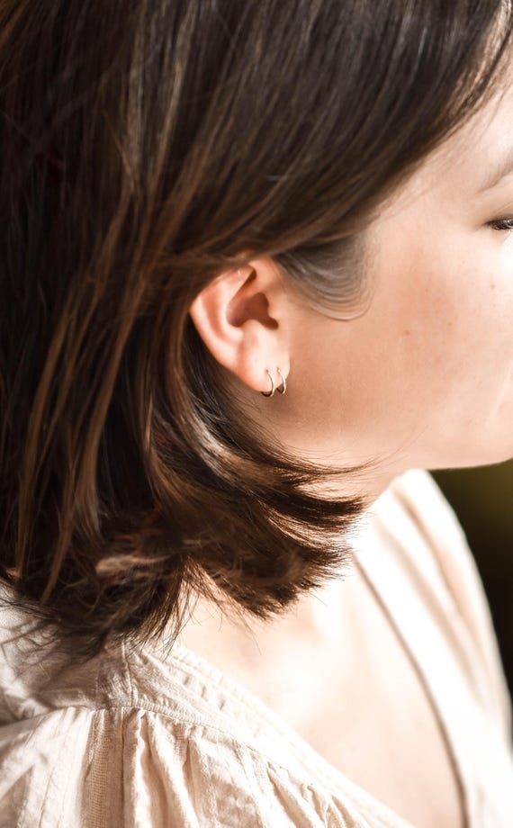 Trail twist earrings