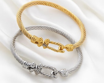 Eternal Couple Bracelets – Gold & Silver | Durable Jewelry, Gift of Love that Lasts a Lifetime Christmas Birthday Free Jewelry Box
