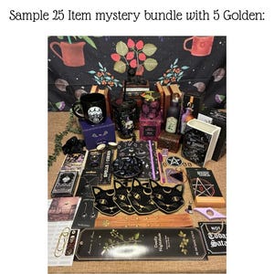 Witchy Book Lover Mystery Bundle: A5-anteckningsbok, brevpapper och lyxig bokpresentförpackning bild 10