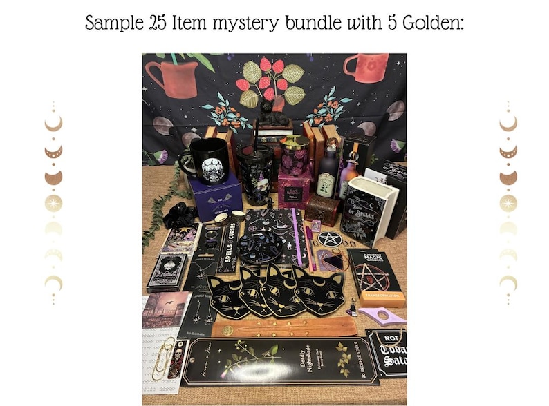 Witchy Book Lover Mystery Bundle: A5-anteckningsbok, brevpapper och lyxig bokpresentförpackning bild 10