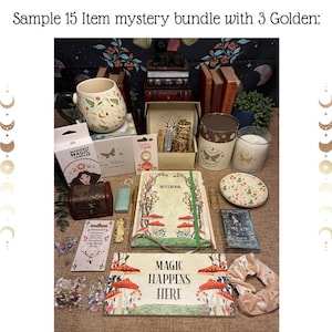 Witchy Book Lover Mystery Bundle: A5-anteckningsbok, brevpapper och lyxig bokpresentförpackning bild 9