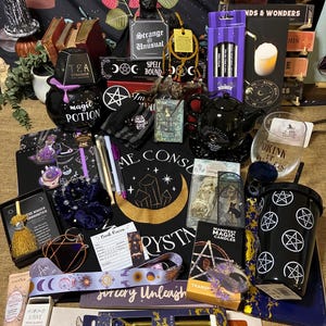 Witchy Book Lover Mystery Bundle: A5 Journal, Stationery, and Luxury Bookish Gift Box Set