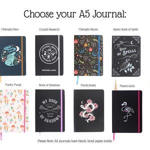 Witchy Book Lover Mystery Bundle: A5-anteckningsbok, brevpapper och lyxig bokpresentförpackning bild 5