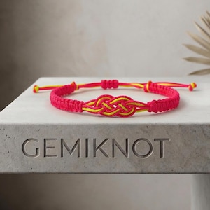 Infinity  Macrame Bracelet-Handmade  Two color knot-adjustable  bracelets-gift of eternal love or friendship