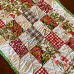 Quilted Table Runner, In the Garden