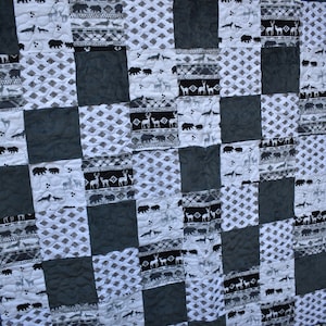 Lap Quilt, Woodland Creatures