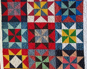 Vintage Charm Baby Quilt