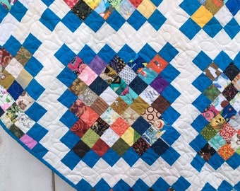 Baby Quilt, Eye Spy Squared