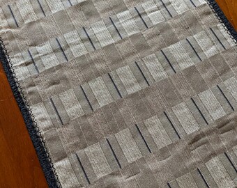 Modern Quilted table Runner, Urban