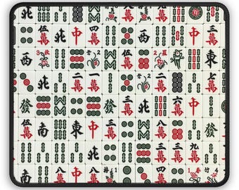 Gamingmuismat Mahjong Tiles | Bureauonderlegger mahjongpatroon, Aziatisch tegelontwerp