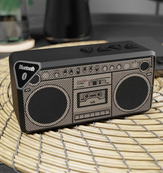 vintage boombox bluetooth 80s boombox