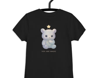 Bear Kids T-Shirt – Cute You Are Magic Shirt Gift | Magic Starlight Bear Tee for Boys & Girls