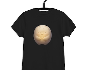 Moon Kids T-Shirt – Cute Marshmallow Moon Shirt Gift | Magic Moon Puff Tee for Boys & Girls