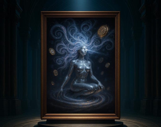 Digital Download Art Print | Neural Aura Wall Art | Thought Energy Artwork | AETHOOK Neuroaura