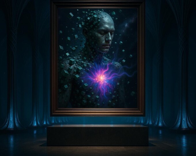 Digital Download Art Print | Quantum Mind Wall Art | AETHOOK Ascensio Mentis