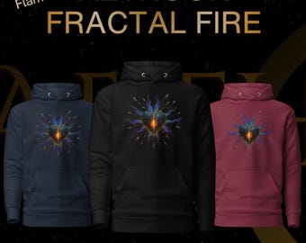 Aether Hoodie Heart Symbol Gold Unisex Hoodie Streetwear Gift