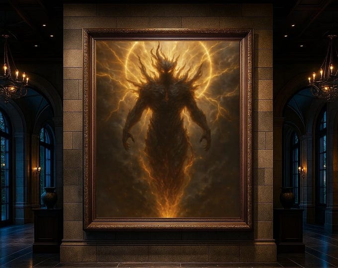 Ignis Dominus – Lord of the Blazing Birth | Digital Download Wall Art