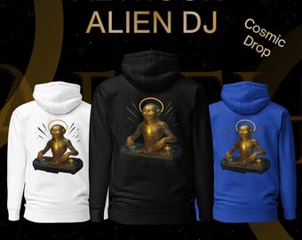 AETHOOK DJ Hoodie | Cosmic Streetwear Unisex | DTFLEX Druck