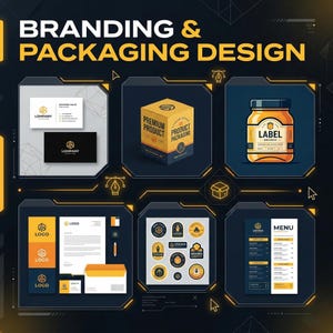 Custom Graphic Design Service: Logo, Web Design, Poster (Digital Download image 4