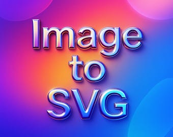 Conversión de imagen a SVG: archivo vectorial personalizado para Cricut