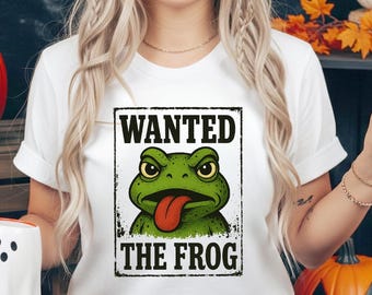 Se busca rana navideña PNG, diseño retro para sublimación (descarga digital)