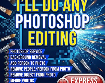 Servicios expertos de Photoshop: edición, retoque, restauración y manipulación de fotografías profesionales, edición personalizada, alta resolución