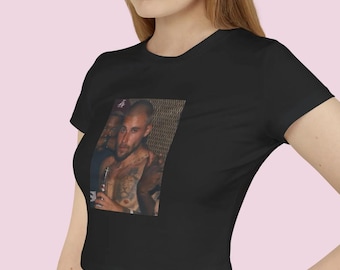 Bieber Graphic Cotton Baby Tee | Schlanke Passform