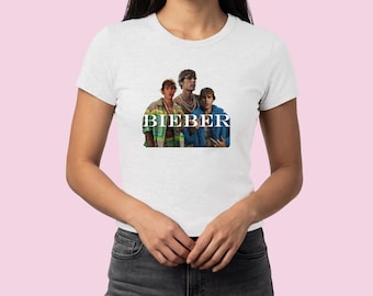 Bieber Popstar Trio | Abgeschnittenes Baby Tee