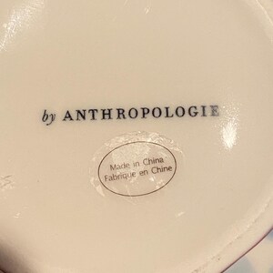 Anthropologie Copen Vase Abstract Floral Stoneware Hand Painted. 11/3 bild 7