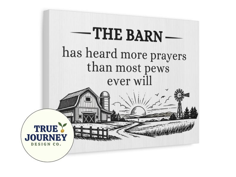 Rustic Christian Quote Farmhouse Barn Wall Art | Rustic Christian Prayer Quote Decor - Etsy