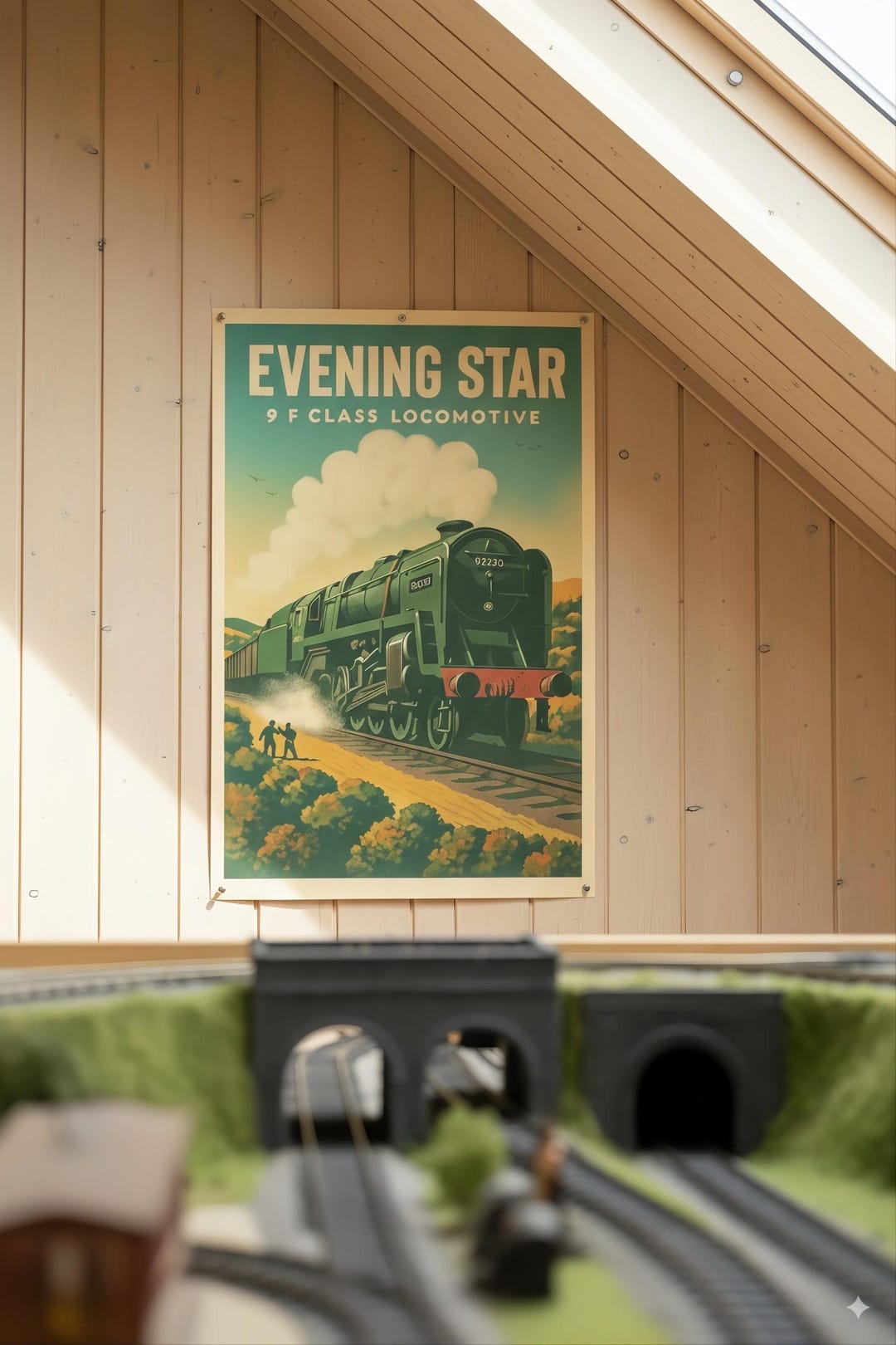 Evening Star Steam Train Vintage Poster – Locomotive Wall Art - Etsy