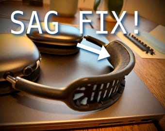 AirPods Max Headband Cushion – Fix Sagging Mesh with Memory Foam Insert (PillowPod)