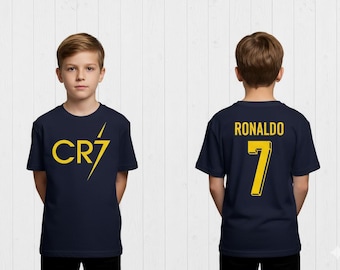 Cristiano Ronaldo T-Shirt, CR7 Ronaldo Soccer Shirt, Football Merch Ronaldo Shirt, Ronaldo Youth Shirt, Football Merch Ronaldo Tee
