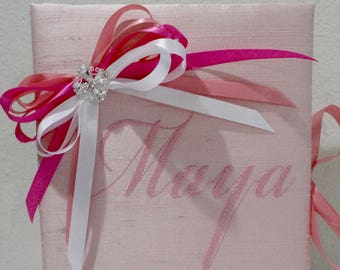 Personalized Photo Album Flower Girl Photo Album Baby Photo Albums Custom Jellyfish Photo Album Baby Shower Gift Custom Order