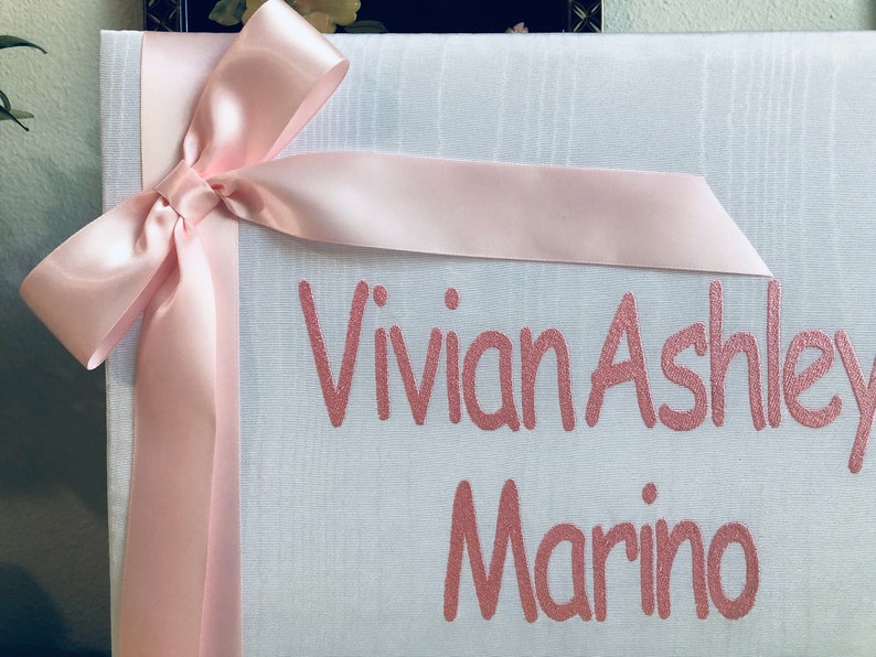 Baby Photo Album Personalized Baby's First Photo Album Etsy