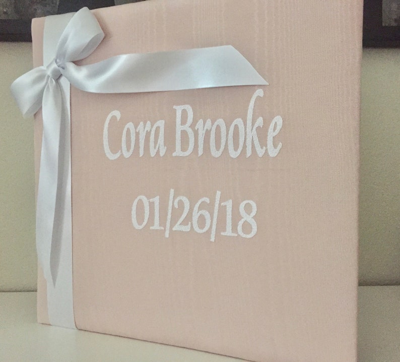 Personalized Baby Girl Photo Album Baby Photo Albums Custom Etsy