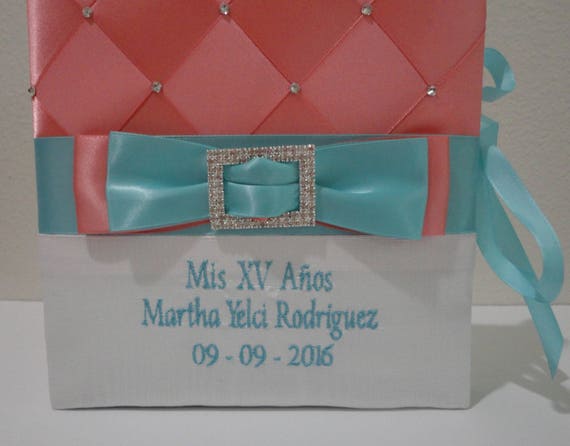 Quincea\u00f1era Photo Album Mis Quince Photo Album Wedding Photo Album Personalized Photo Albums Sweet 16 Photo Album Bridal Shower Gift