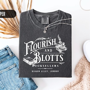 Flourish and Blotts Bookstore T-shirt | Wizarding World | Universal trip shirt