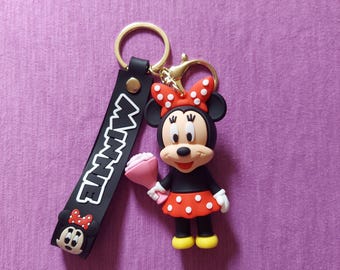 Minnie mouse keychain